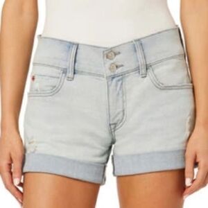 Hudson NWT Ruby mid thigh denim shorts in fairy size 25